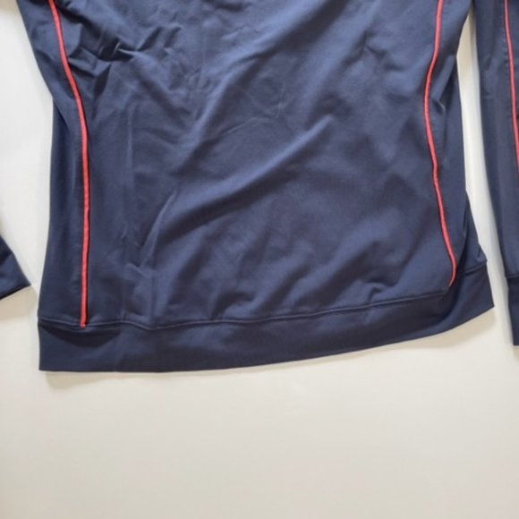 JOE FRESH Athletic Spandex Jacket ~ Dark Gray with Coral Piping ~ Size Small - Picture 8 of 15